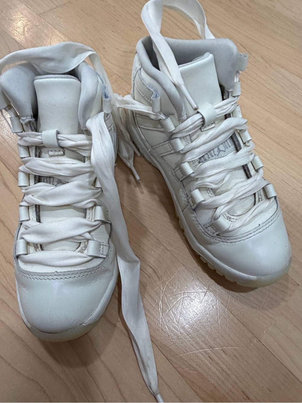 Jordan Kids White High-Top Sneakers